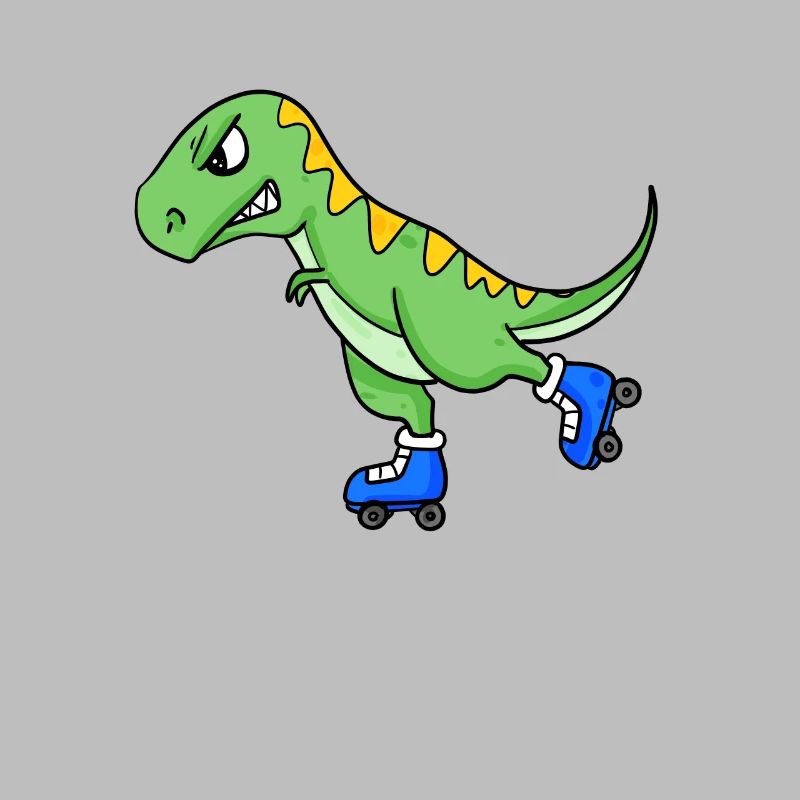 Dinosaur Skating