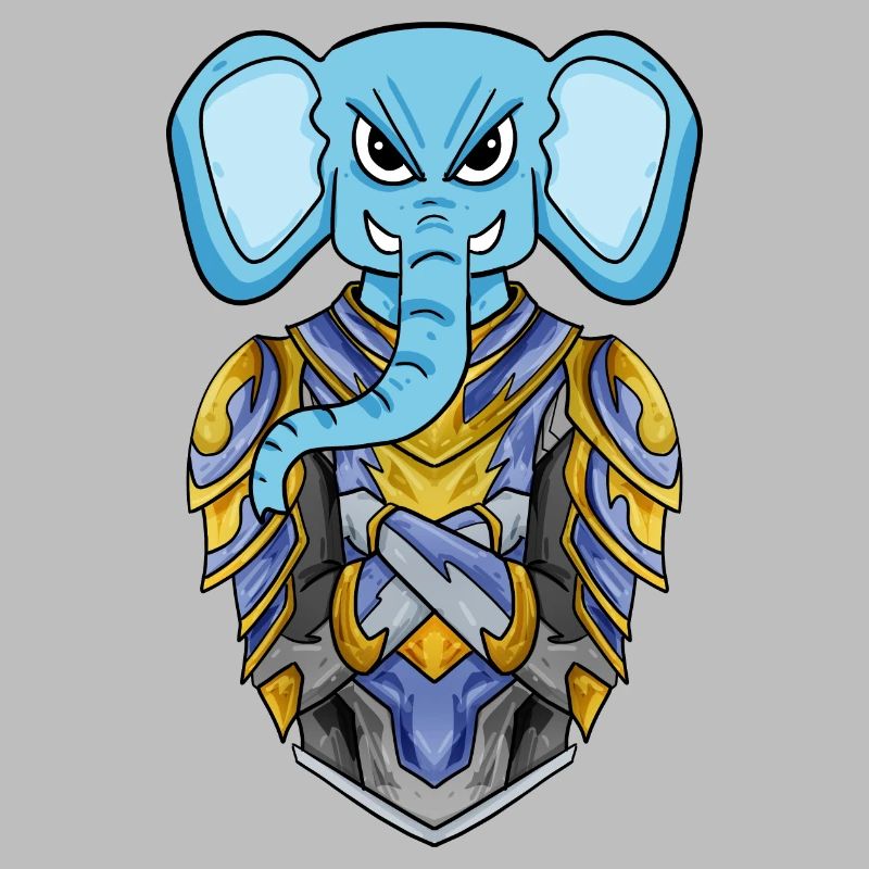 Knight elephant cool