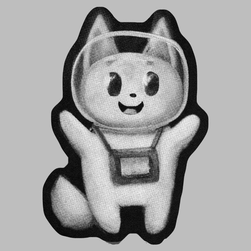 Chat de l’espace rétro