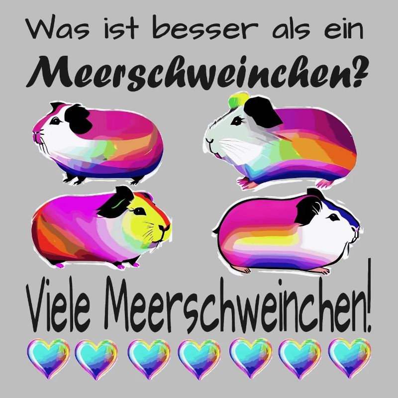 Besser als ein Meerschweinchen regenbogenfarben