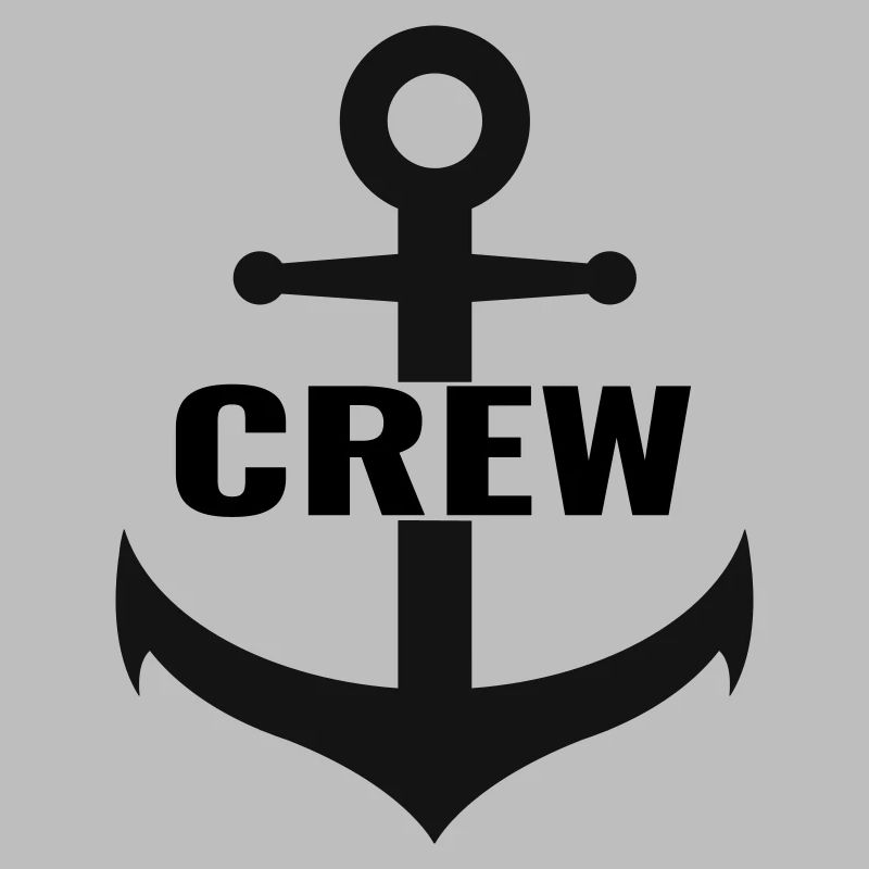 Crew mit Anker das Team Design