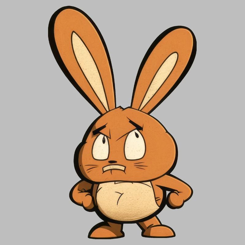 angry bunny