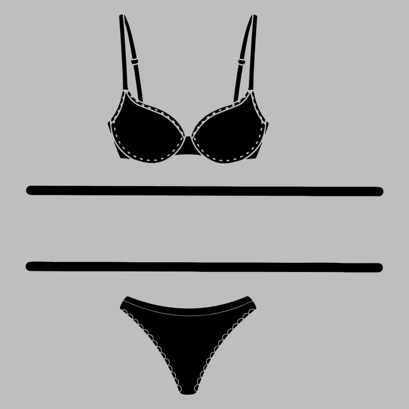 Dessous-Logo für Laden- oder Marktstandverkäufer