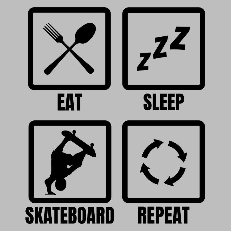 Routine de skateboard