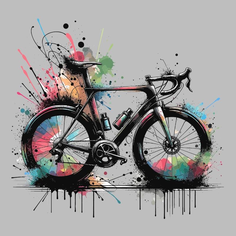 Bicycle Spray Paints Splash