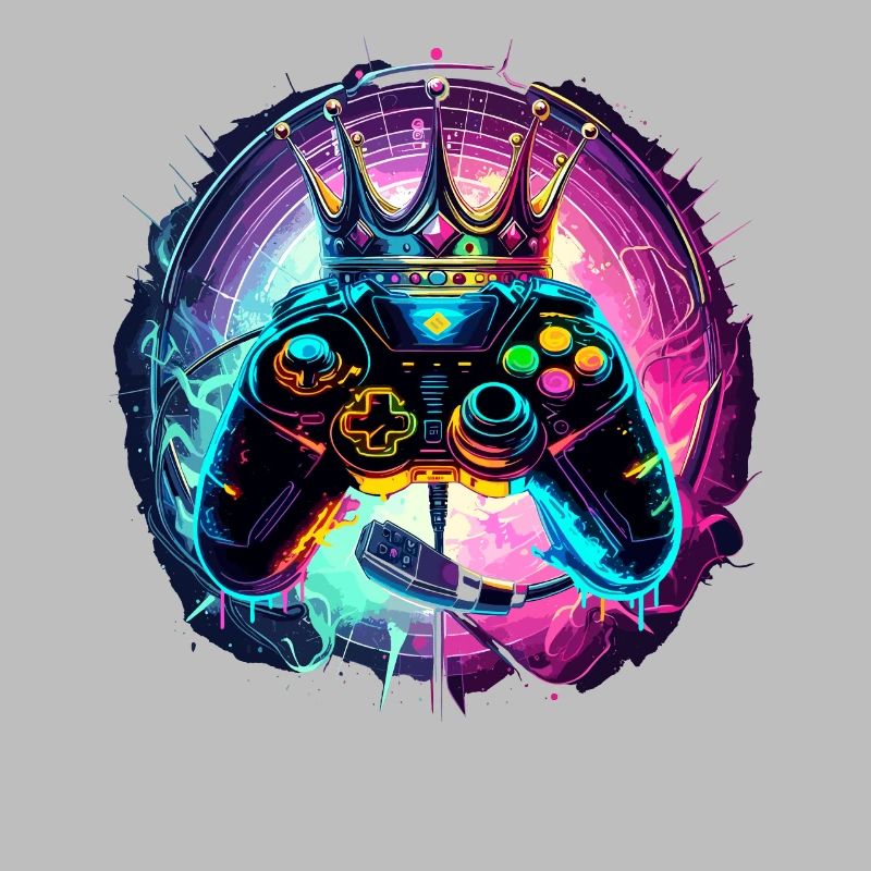 Gaming Controller mit Headset und Krone