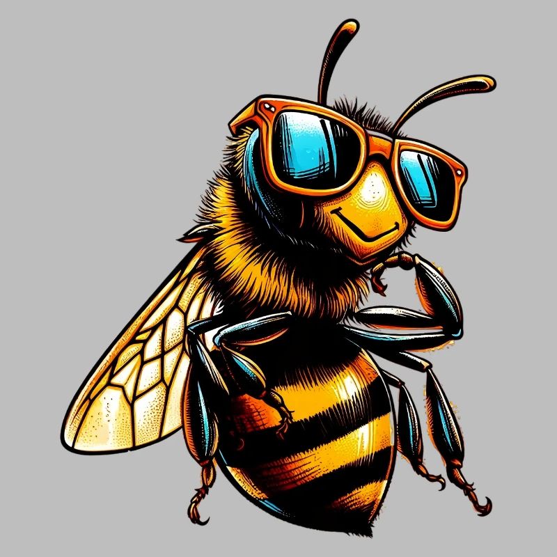Bee with Sunglasses