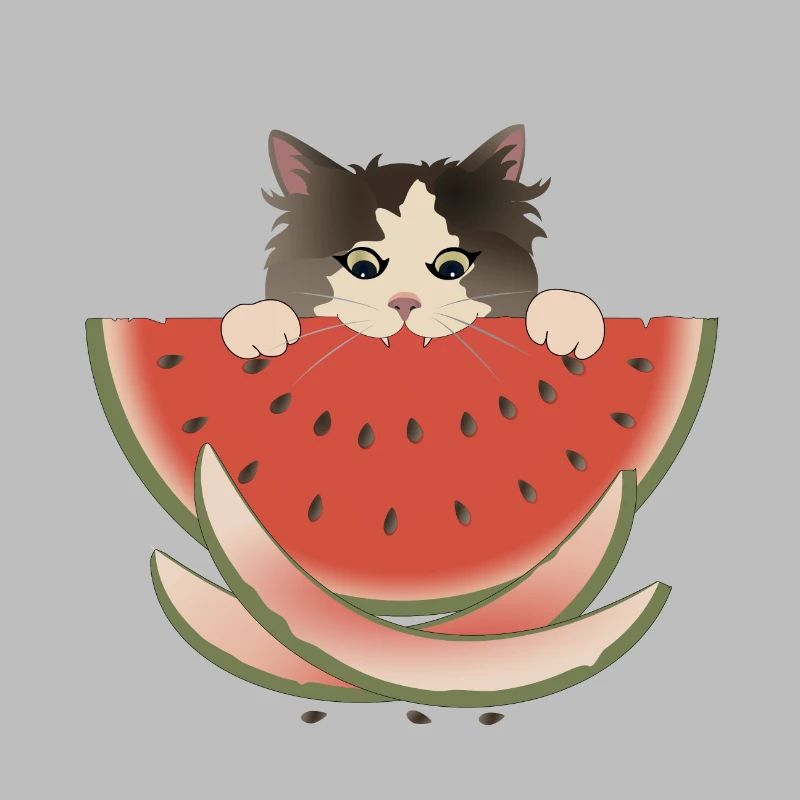 Délice de pastèque Chat