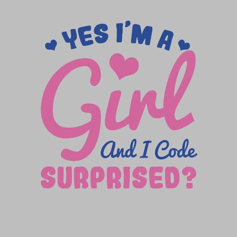 Mädchen und Programmiererin