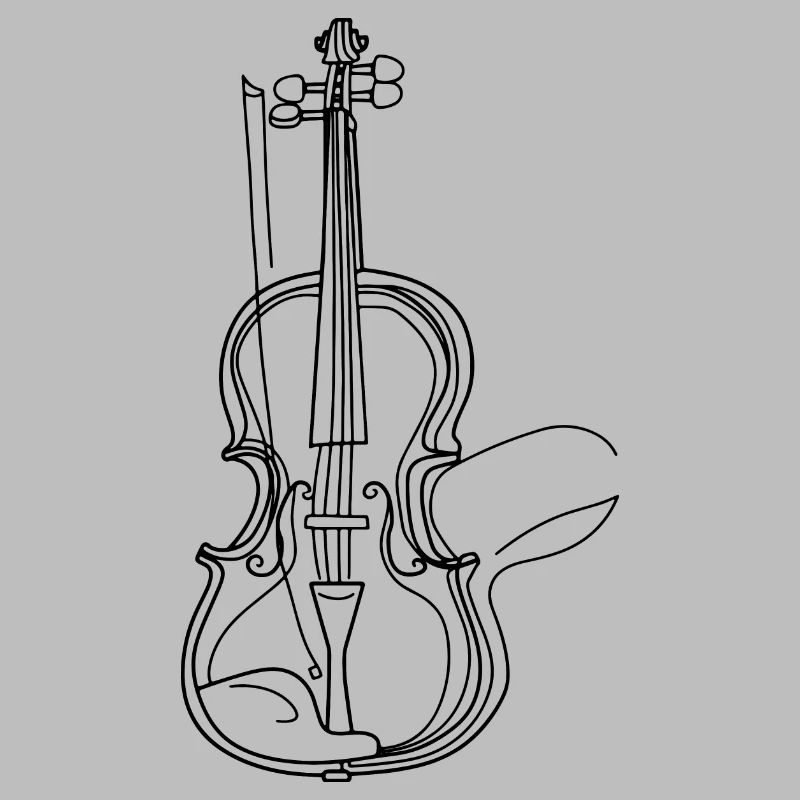 Dessin de violon