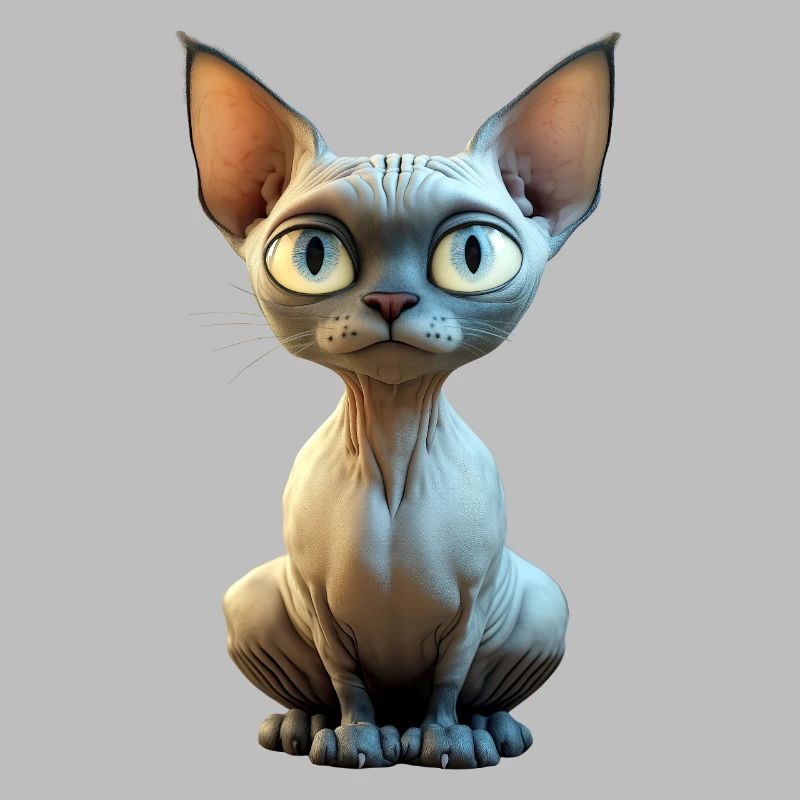 Chat Sphynx Chat Sphynx Chat Canadien Mignon Sphinx