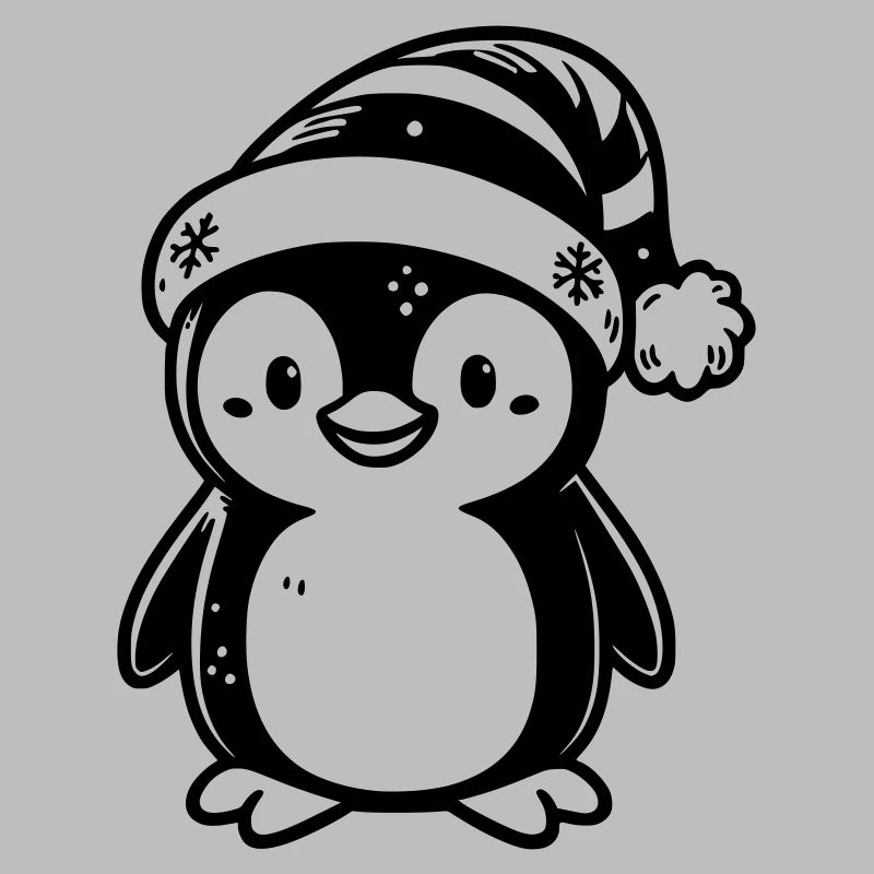 Fröhlicher Weihnachtspinguin