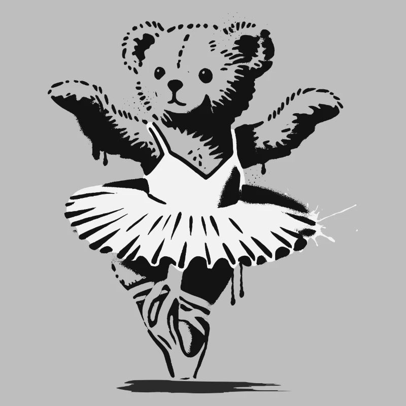 Ours en peluche classique dans une robe de danse classique