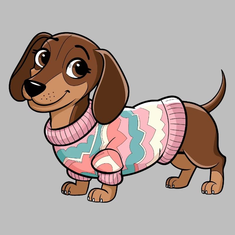 Pull douillet teckel