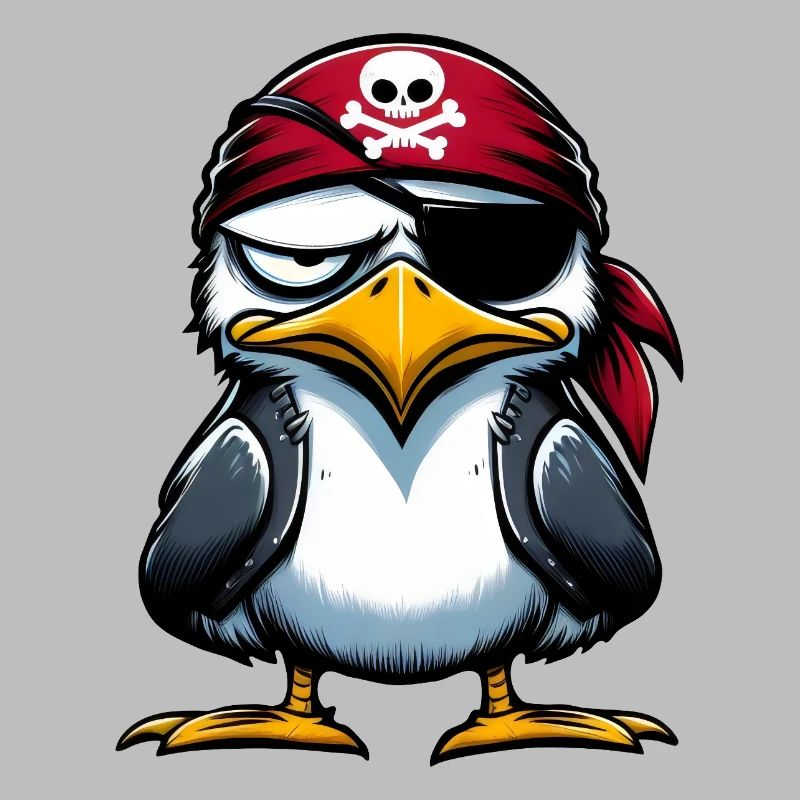 Seagull Pirate Eye Blindfold