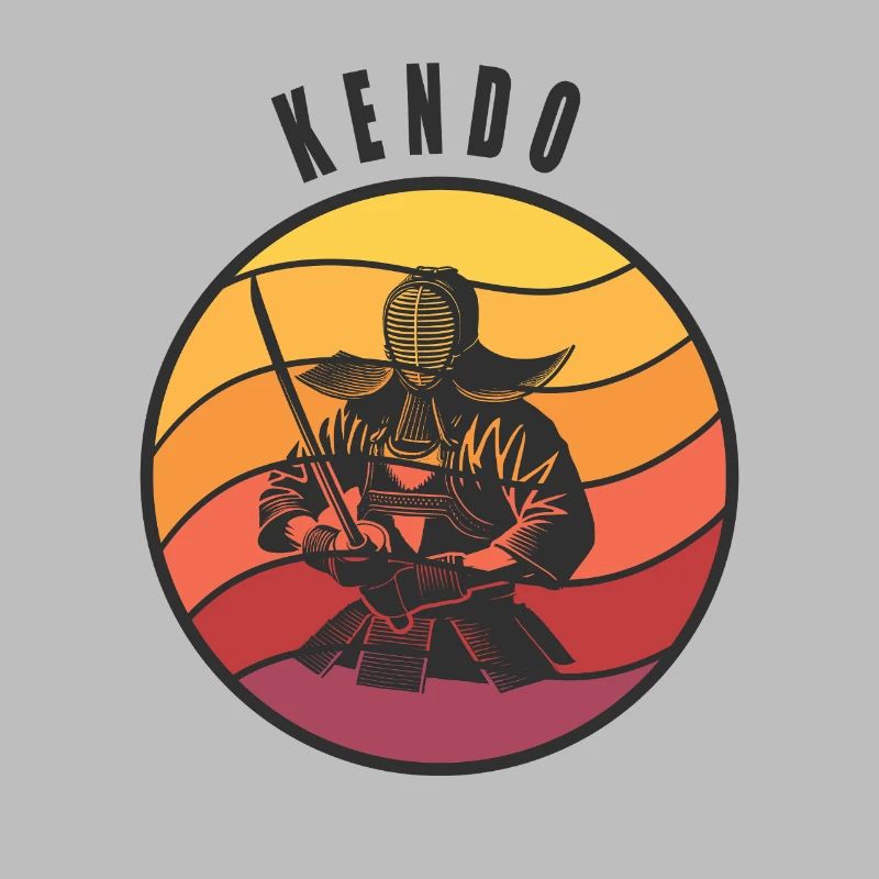 Retro Kendo Samurai Style