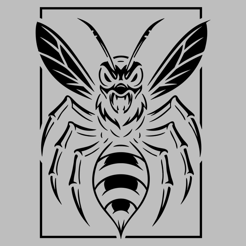 Stylized wasp