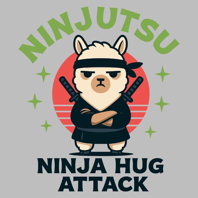 Ninja Llama Cuddle Attack