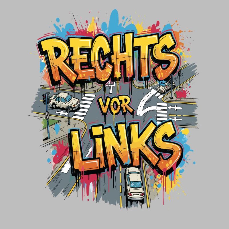 Rechts Vor Links -Graffiti Style