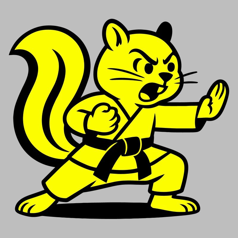 Karate Eichhörnchen!