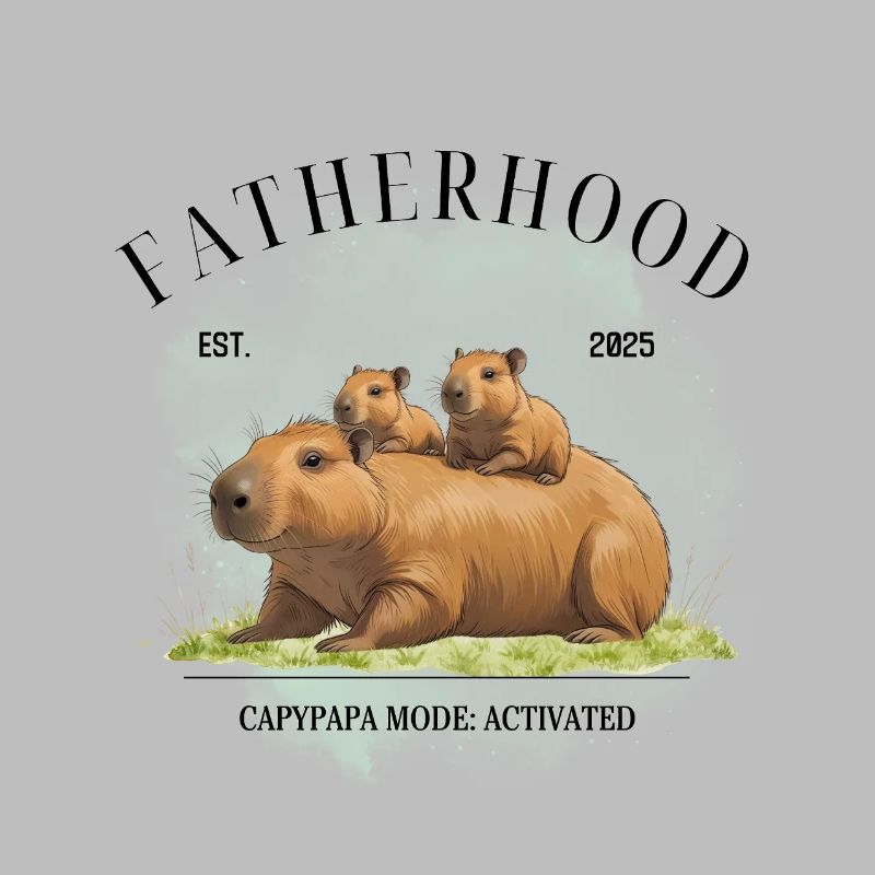 Paternité EST. 2025 – Mode Capypapa activé