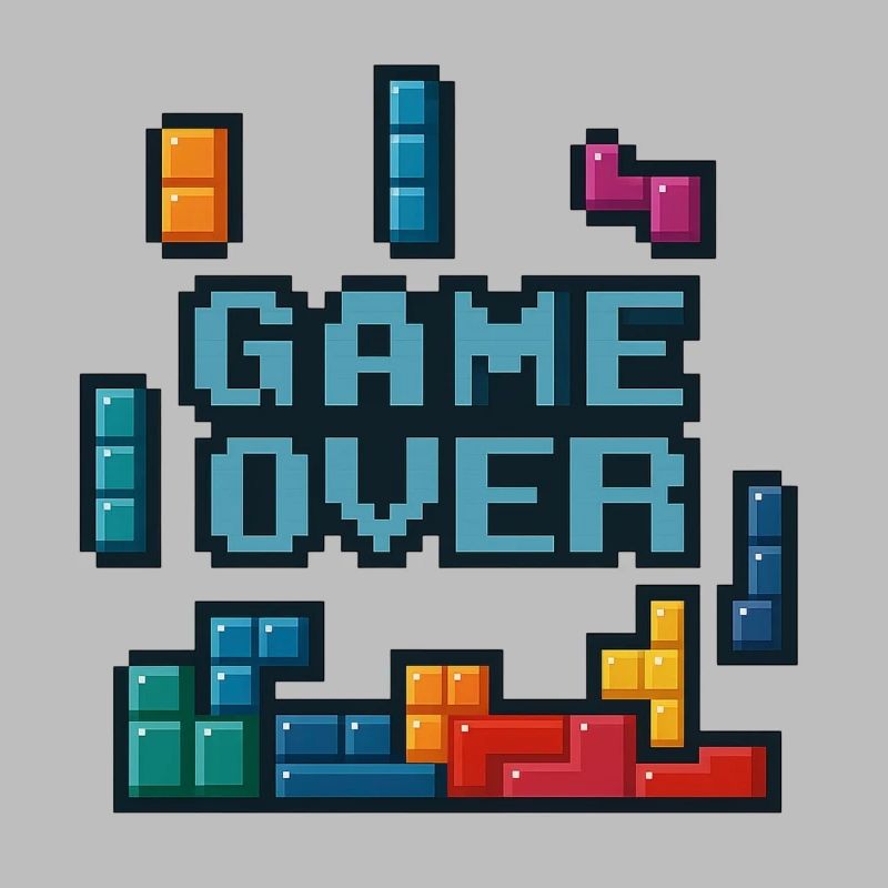 Pixel-Art Game Over Design
