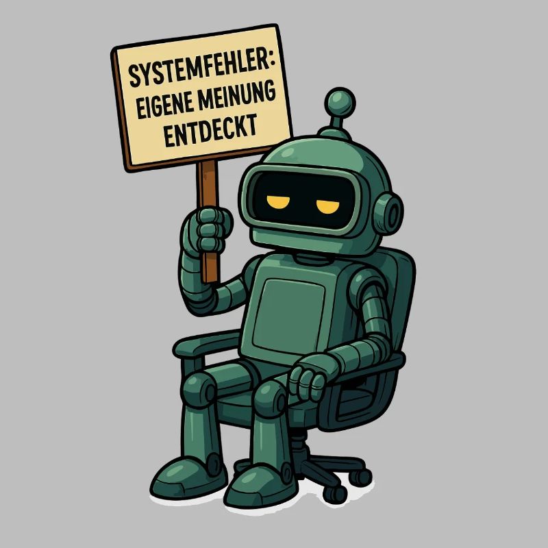 Systemfehler entdeckt – Denk selbst! Roboter