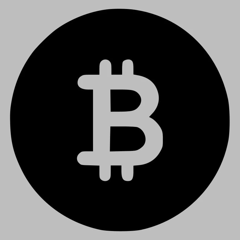 Bitcoin Black Icon