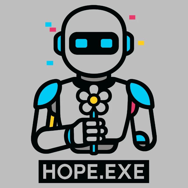 HOPE.EXE – Robot avec fleur