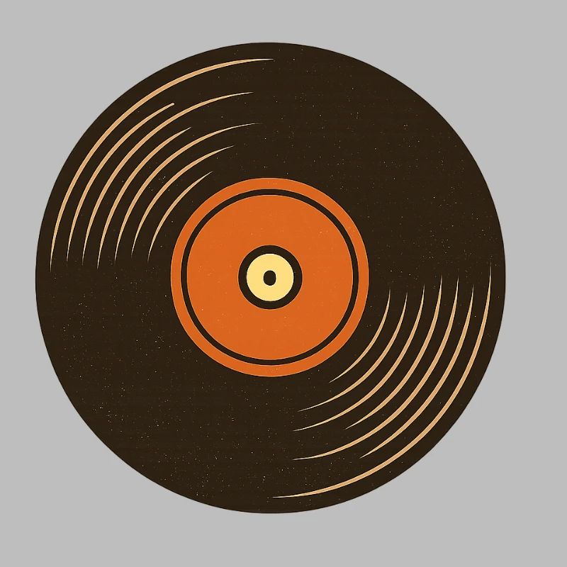 Conception rétro de la platine vinyle