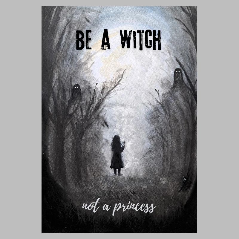 Mystical Witch Forest Illustration Be Witch