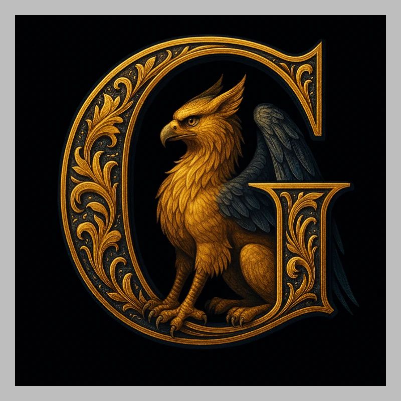 G – Magic Ornament with Griffin