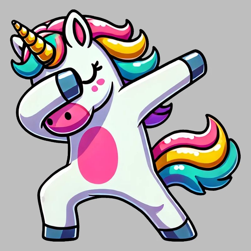 Dabbing Einhorn Dab Unicorn Mädchen Einhörner