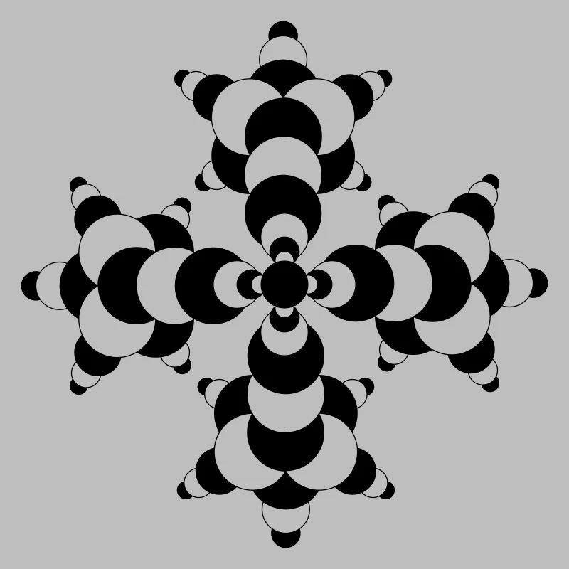 Fractal Molecule Crop Circle