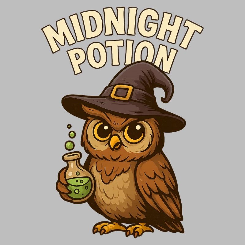 Witch Owl – Magic Potion at Midnight