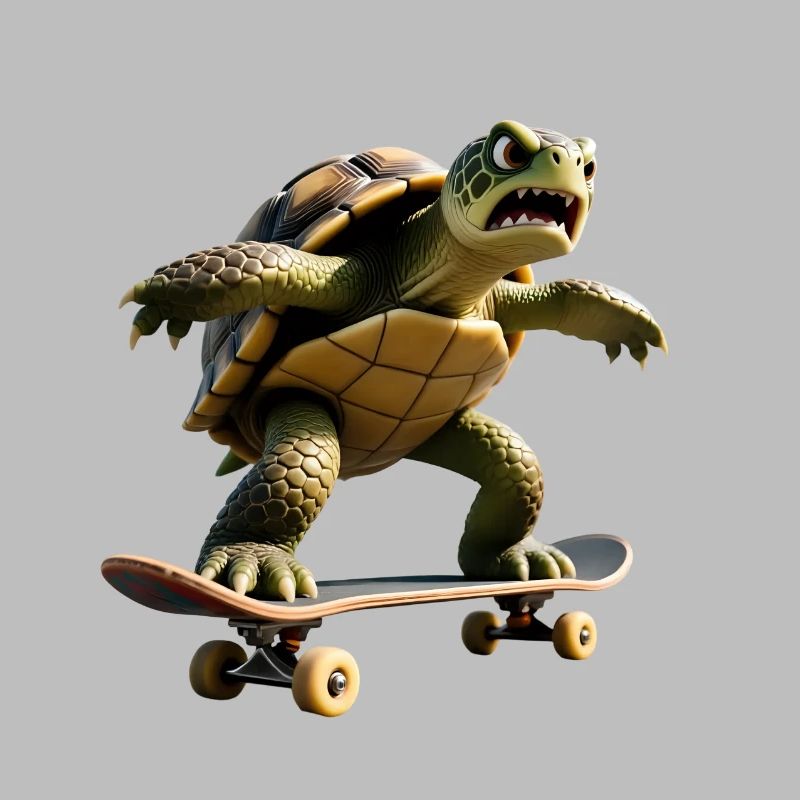 Aggro Skater Turtle – Hardcore Turtle