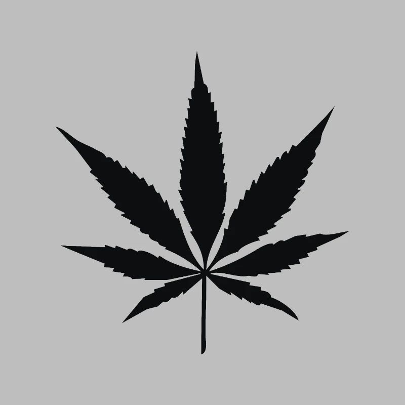 Cannabis Leaf Silhouette