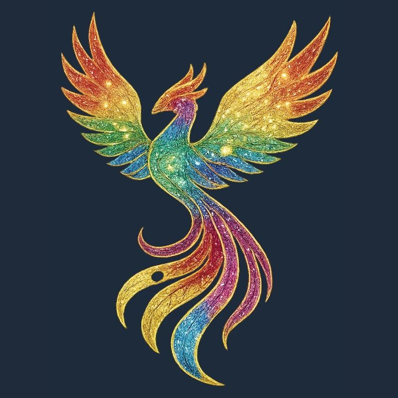 Rainbow Phoenix Spark Splendor