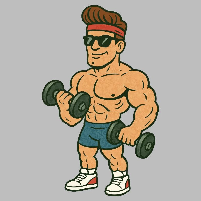 Bodybuilder Comic