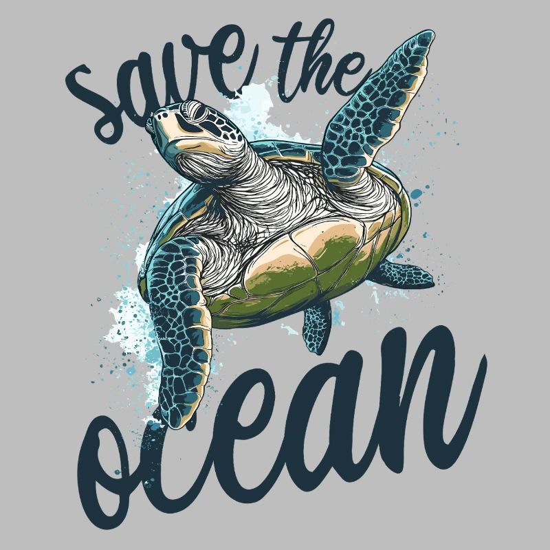 Save the ocean - turtle