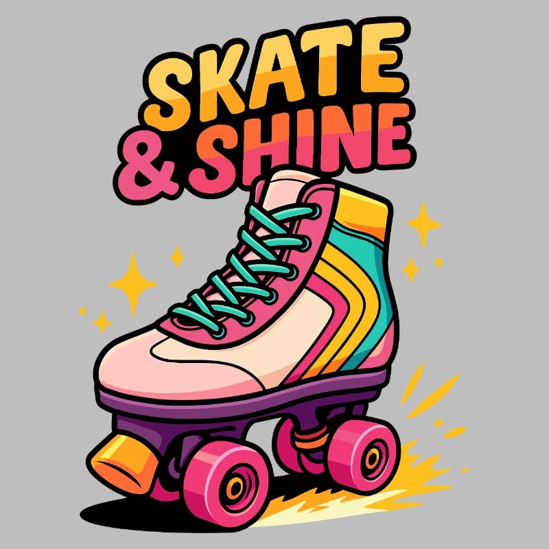 Skate & Shine Neon Roller