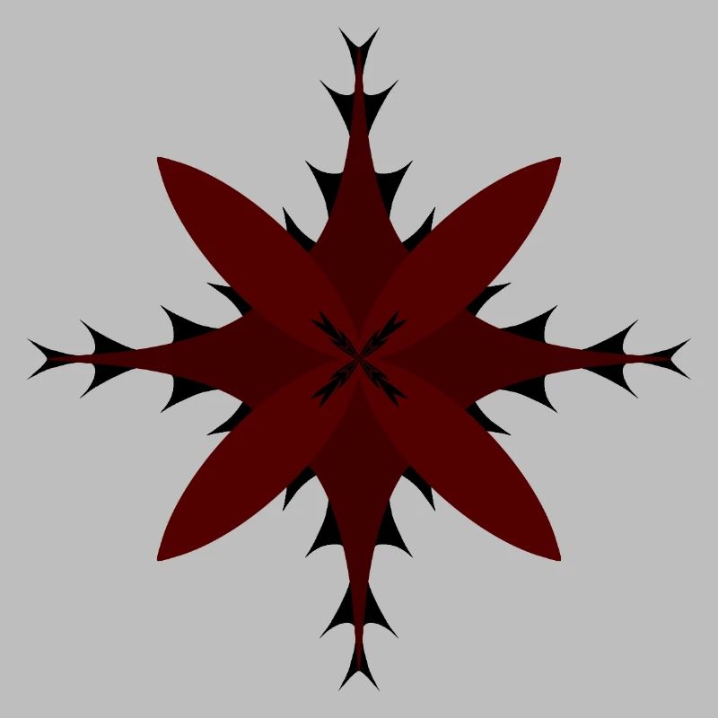 Red Spitzstern Pattern