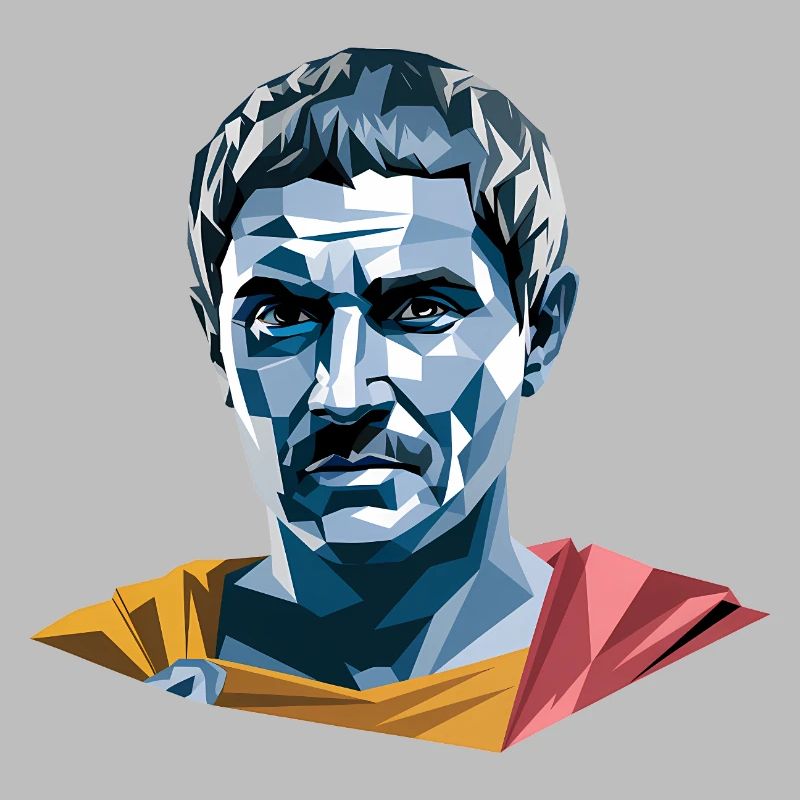 Caesar - Cooles Geschichtslogo