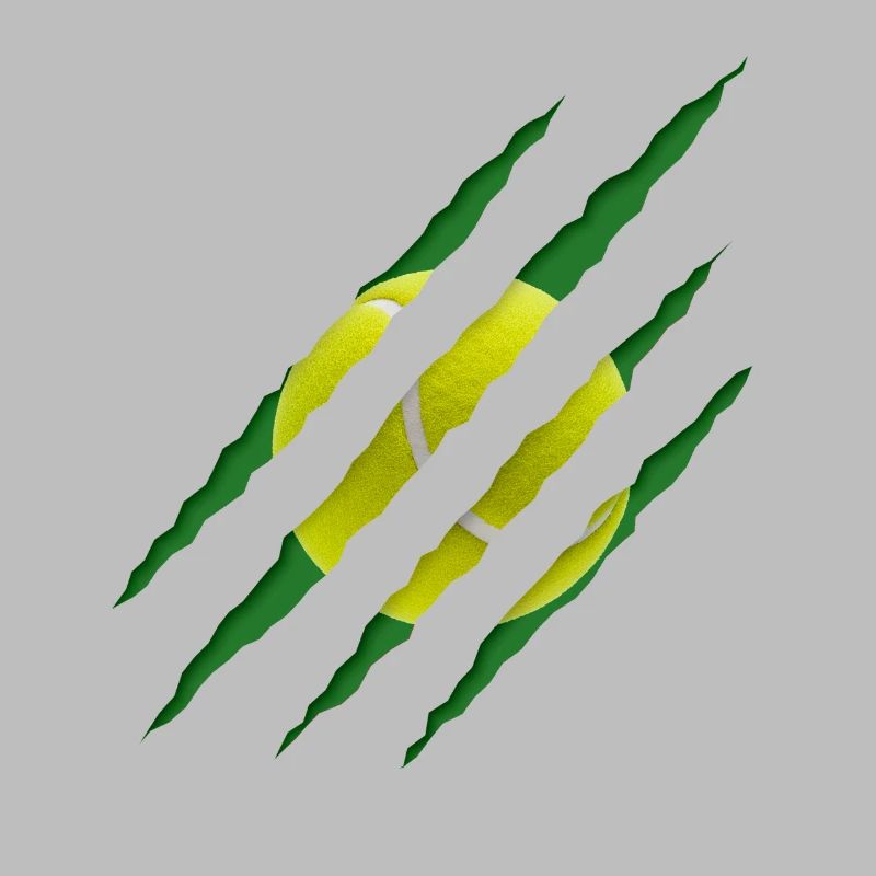Balle de tennis Scratch Pattern
