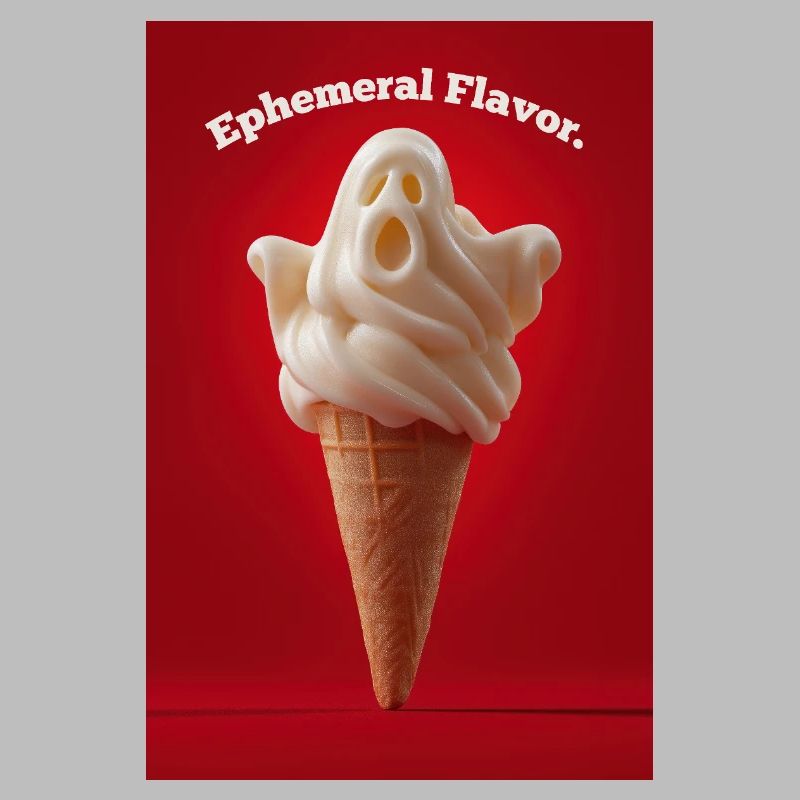 Ephemerer Geschmack Ghost Cone