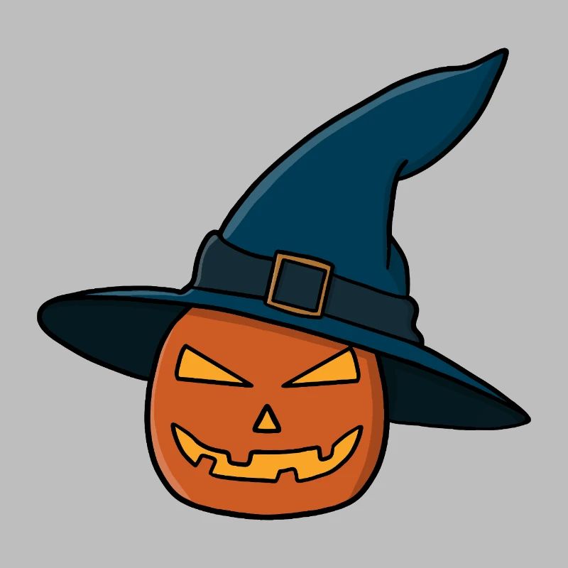Witch Hat Pumpkin Jack O Lantern