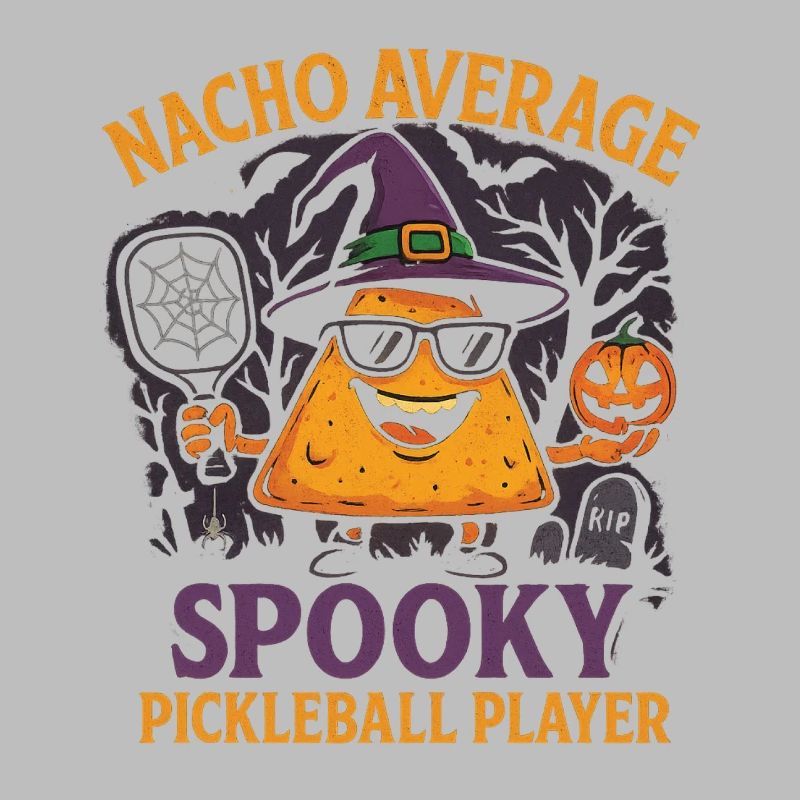 Conception de Pickleball effrayante de Nacho Average