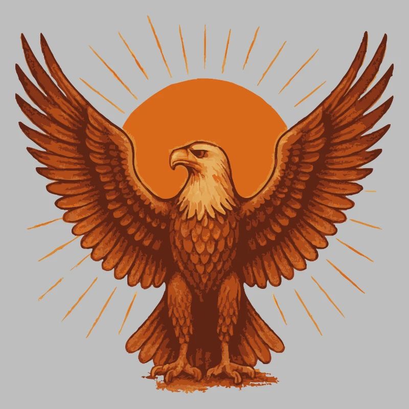 Fiery Solar Eagle