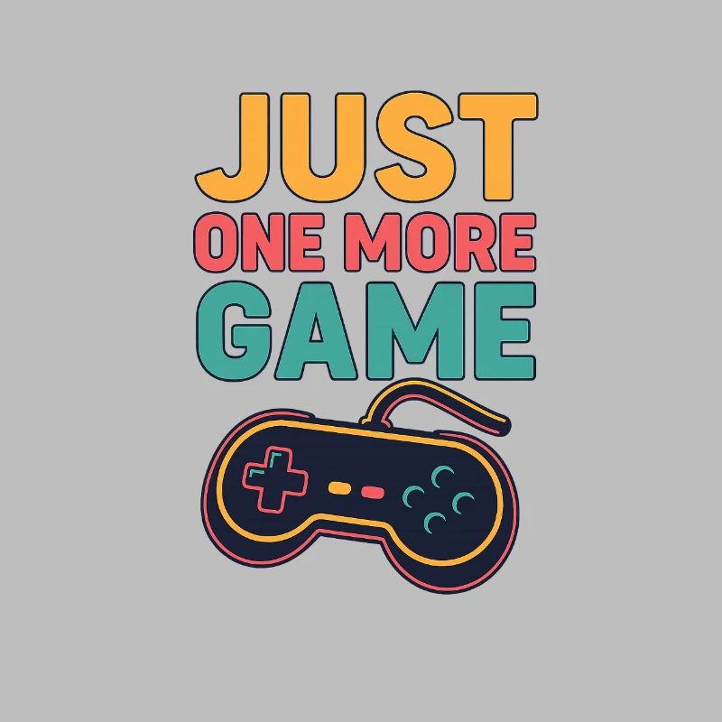 Just One More Game Retro Tee