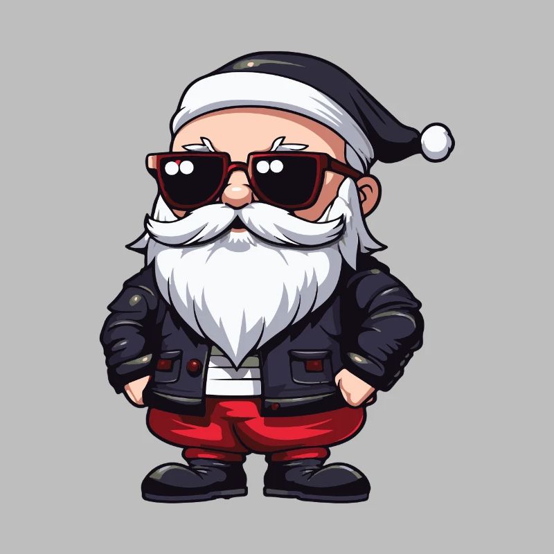 Weihnachtsmann Comic Santa